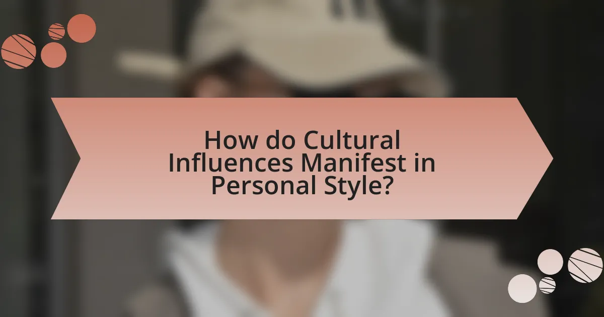 How do Cultural Influences Manifest in Personal Style?