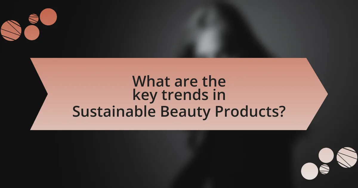 What are the key trends in Sustainable Beauty Products?