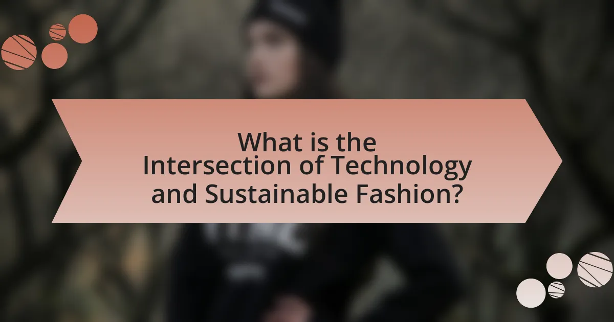 What is the Intersection of Technology and Sustainable Fashion?